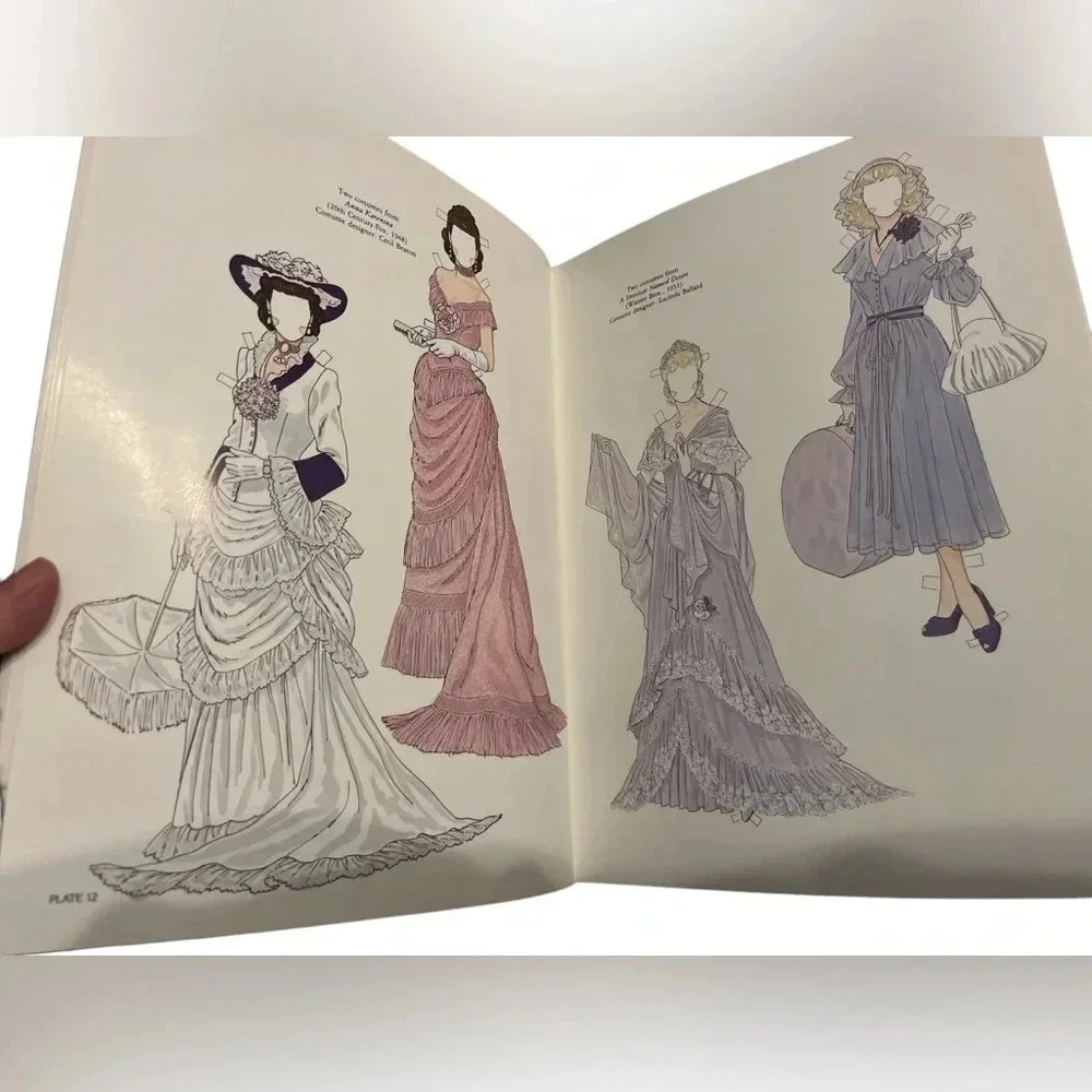 Tom Tierney Vivien Leigh Paper Dolls in Full Color Book